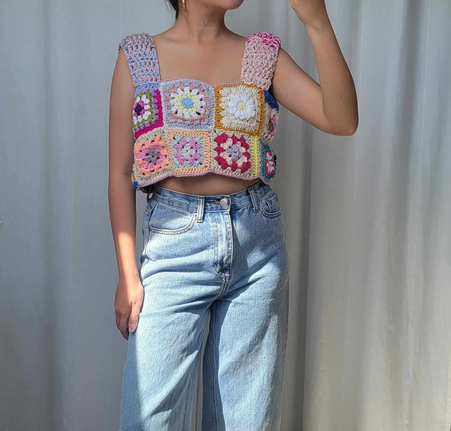 Colorblock Patchwork Tank Top