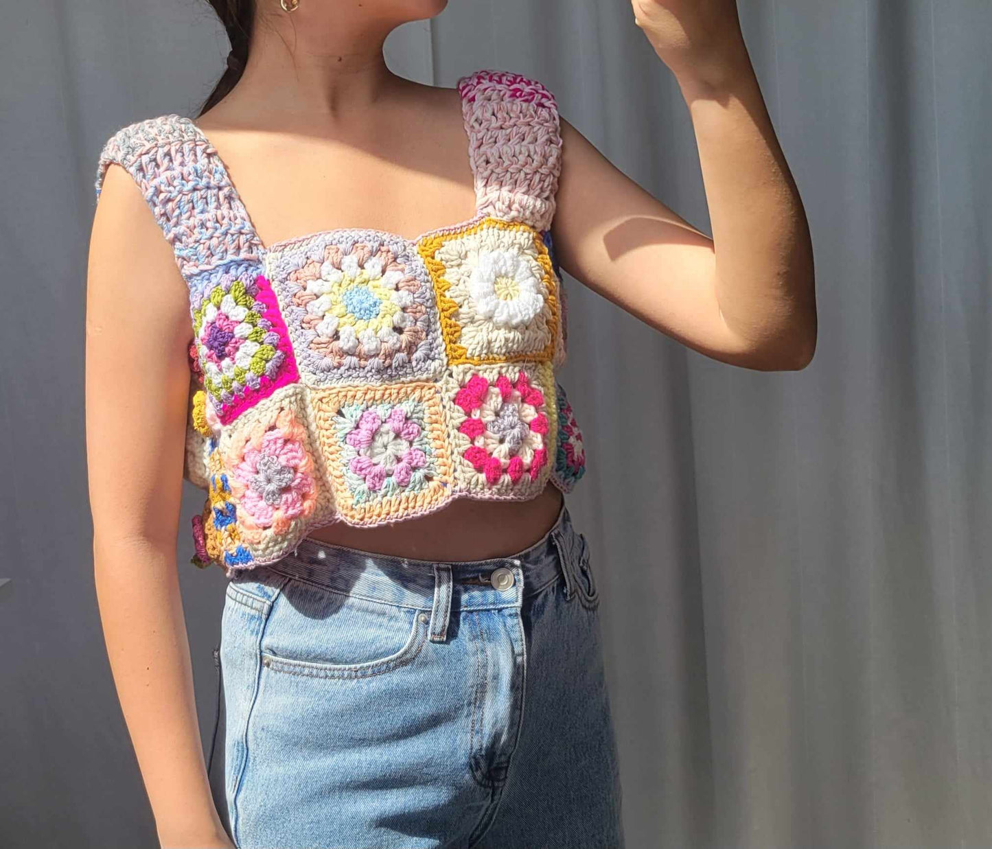 Colorblock Patchwork Tank Top