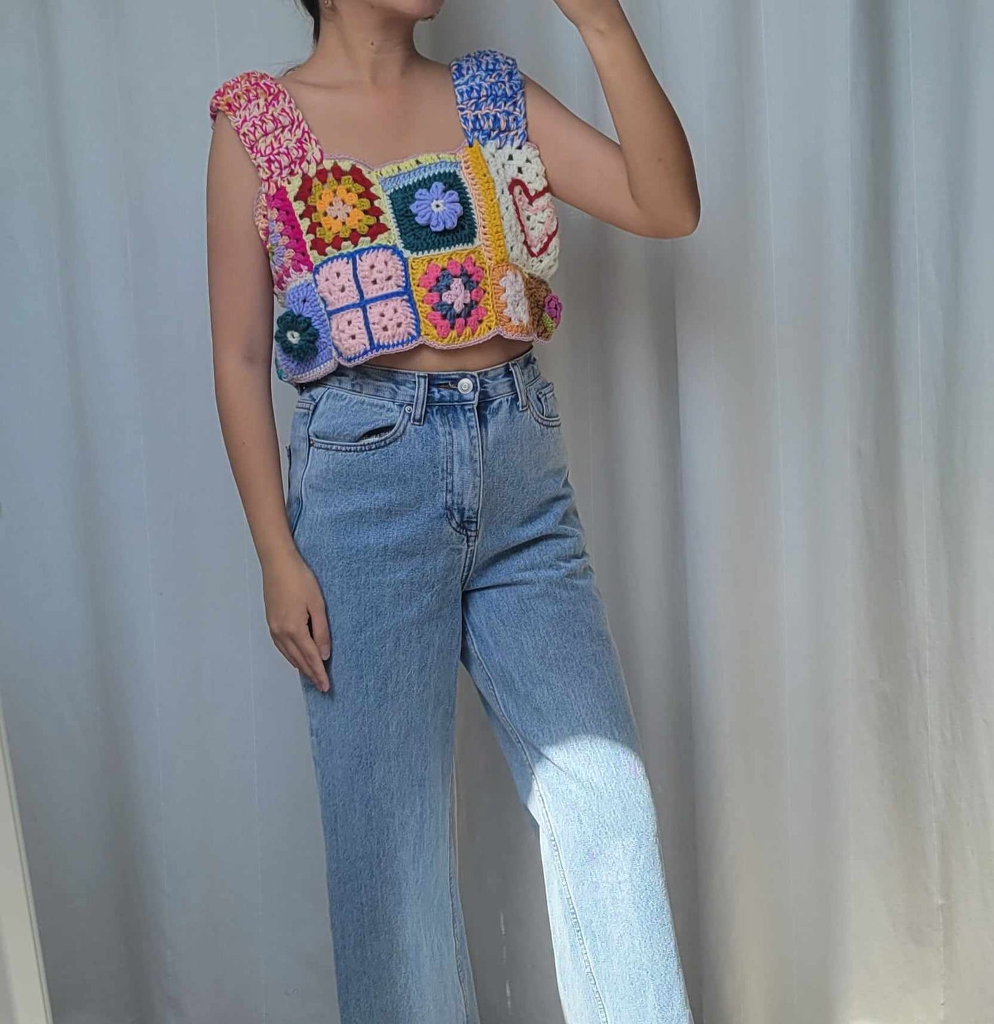 Colorblock Patchwork Tank Top