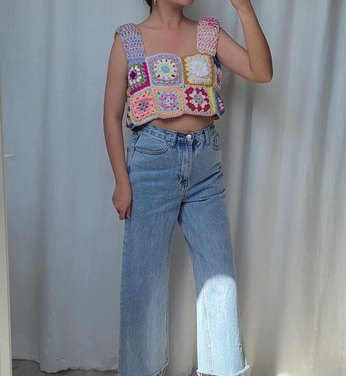 Colorblock Patchwork Tank Top
