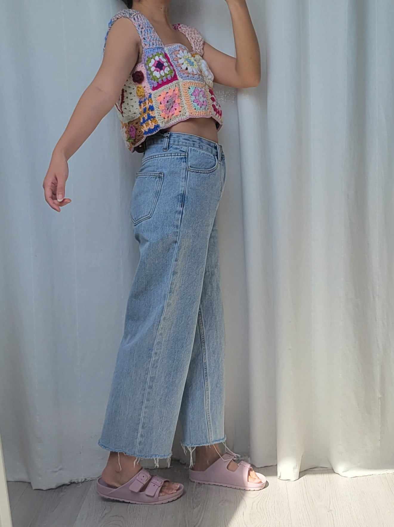 Colorblock Patchwork Tank Top