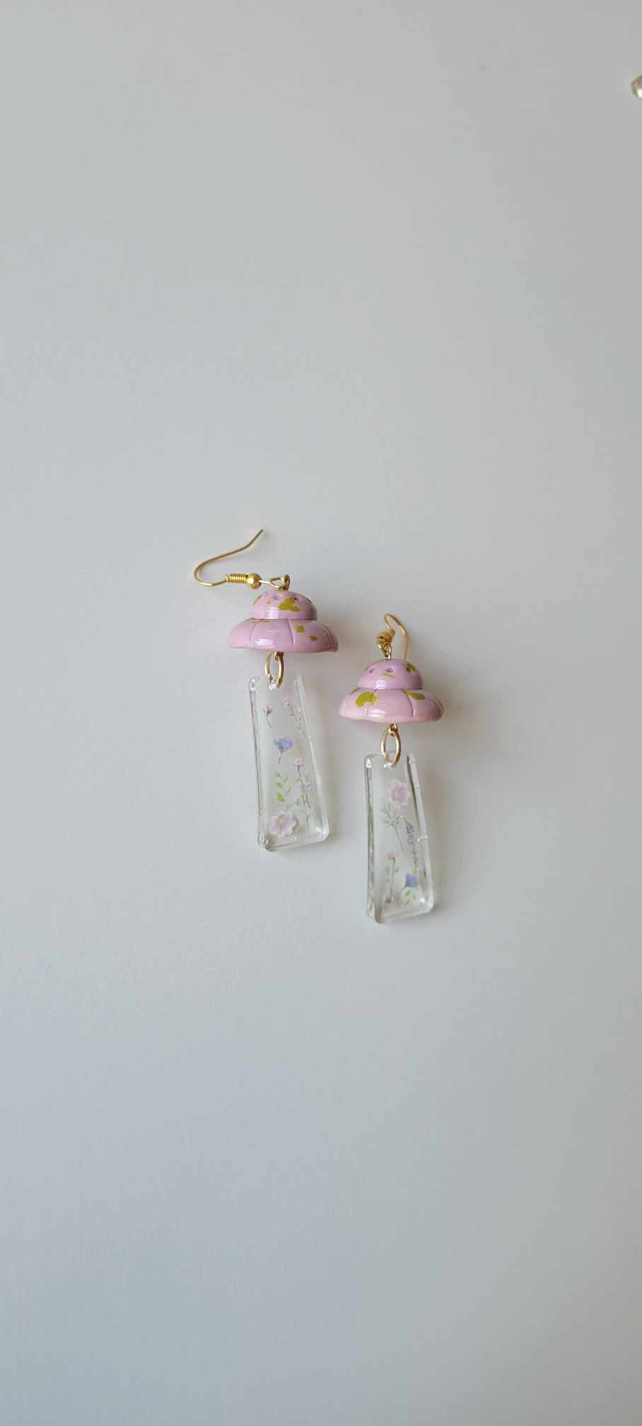(New) UFO Earrings | Floral