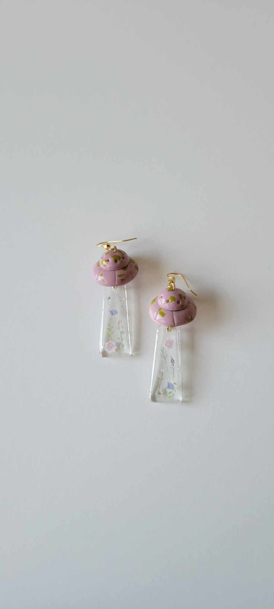(New) UFO Earrings | Floral