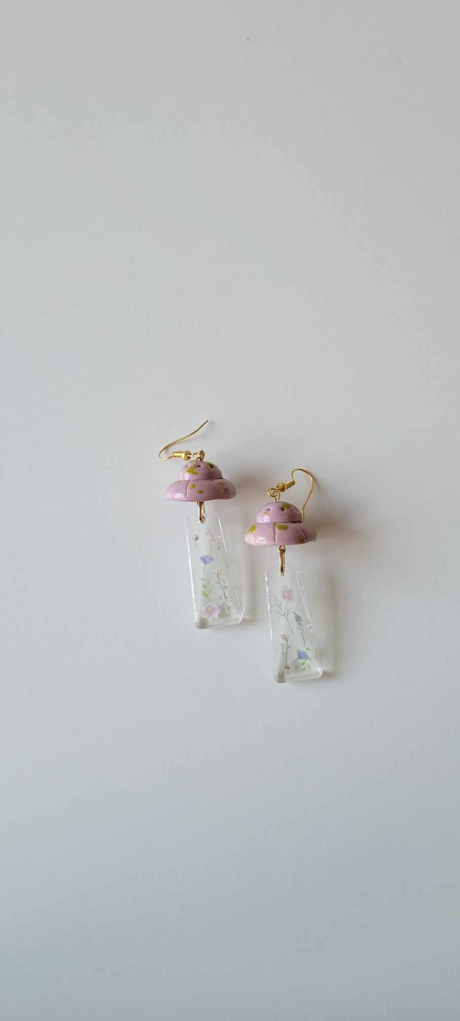 (New) UFO Earrings | Floral