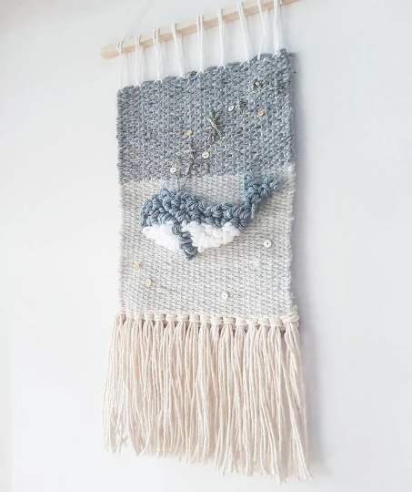 Whale Woven Wallhanging