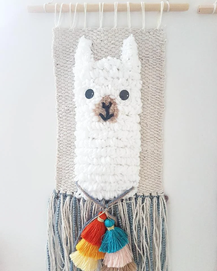 Tassels Llama / Alpaca tapestry