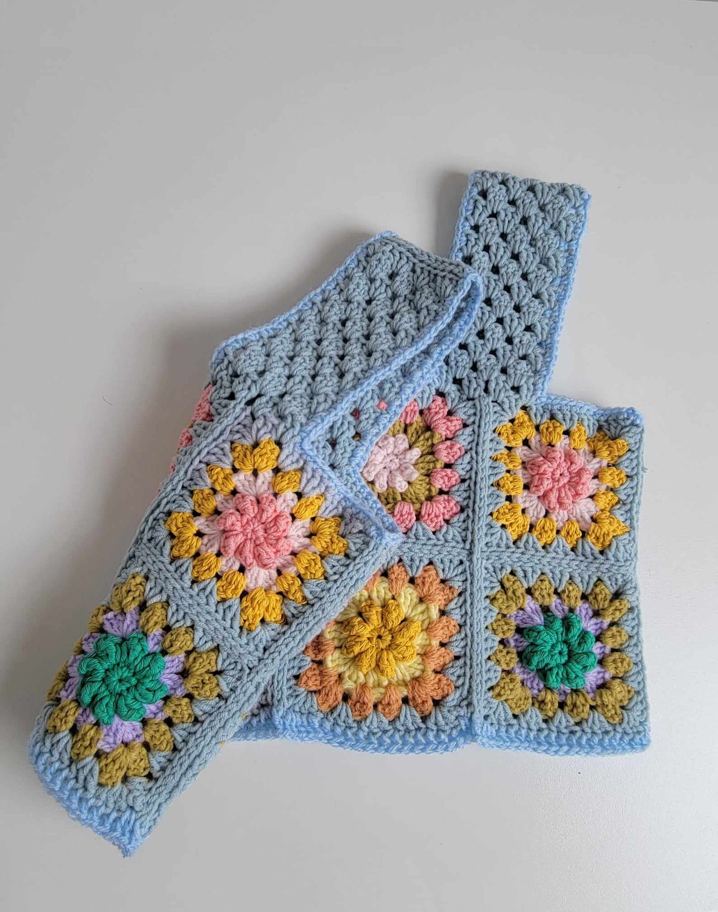 Multicolor Crochet Vest Top