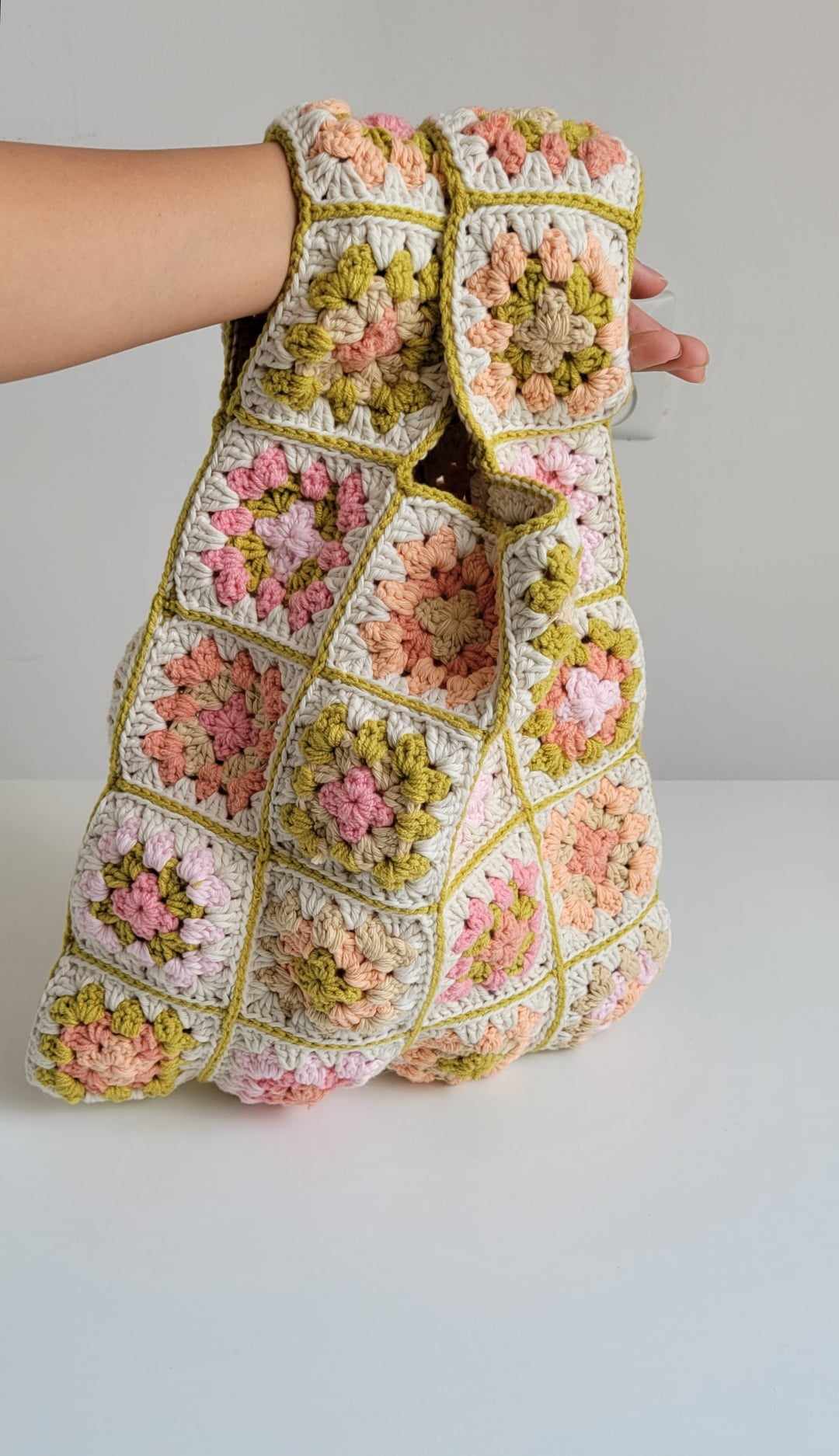 Granny Squares Shopper