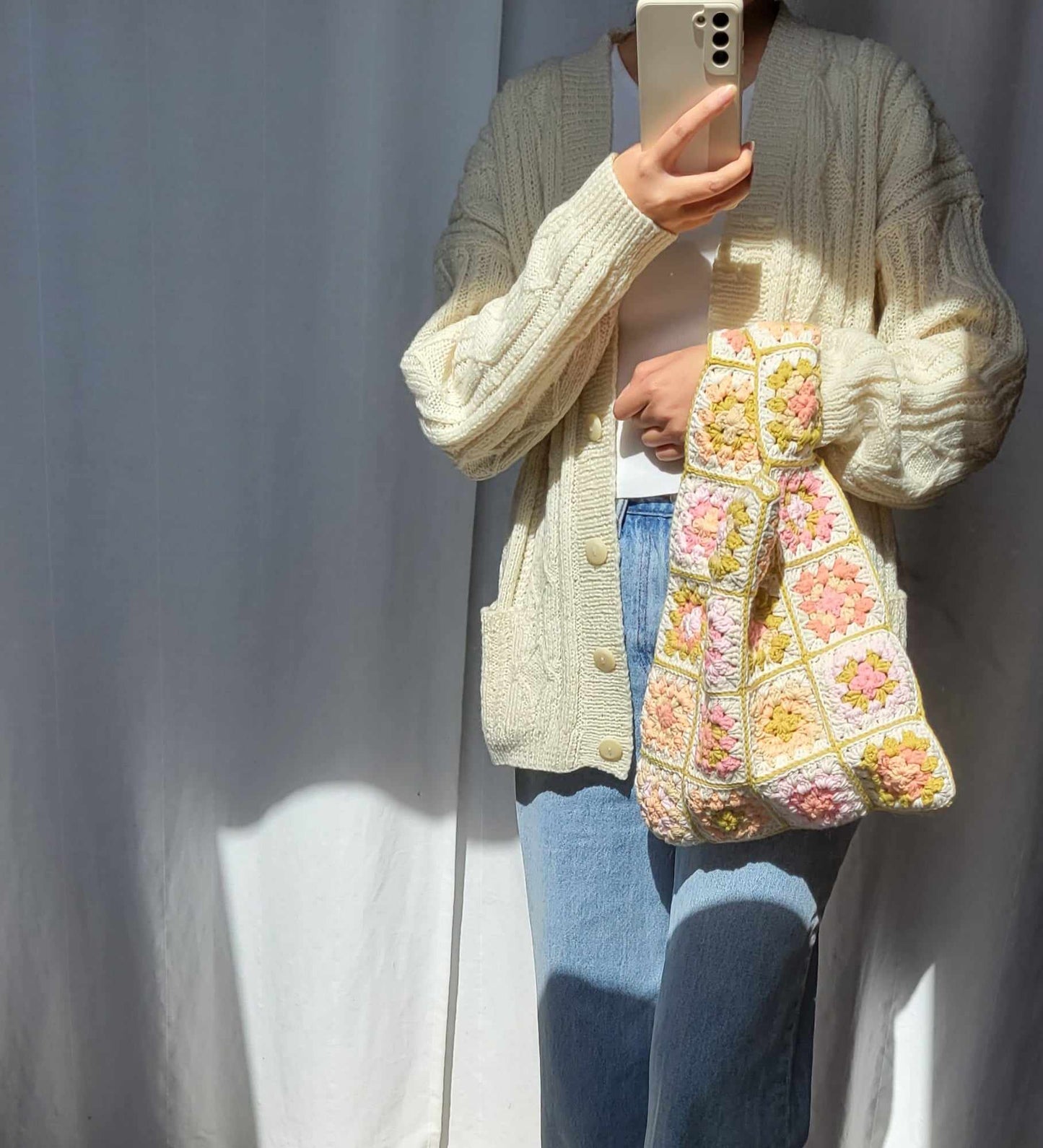 Granny Squares Shopper