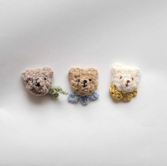 Knit Bear Brooch