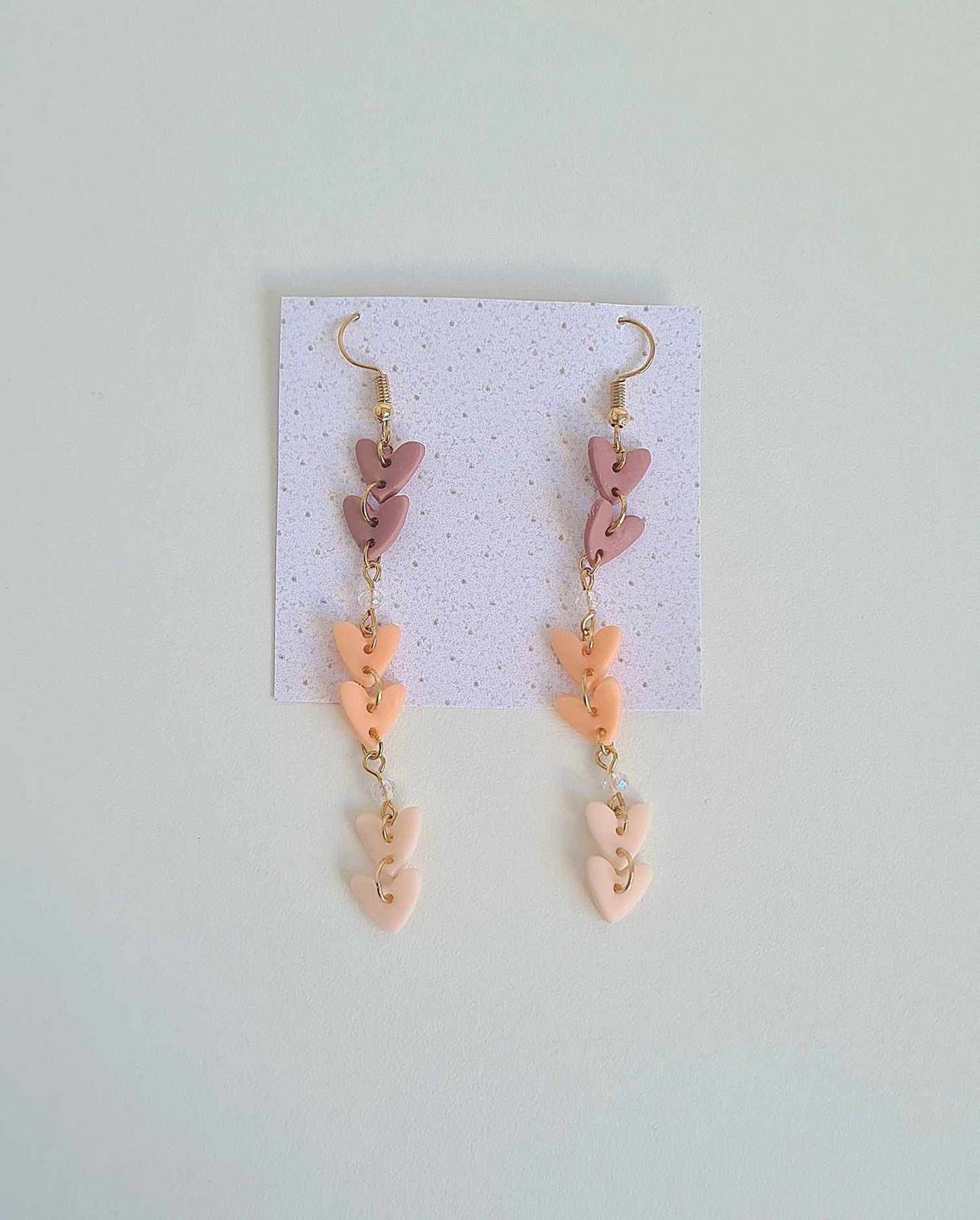 Trio Hearts Earrings