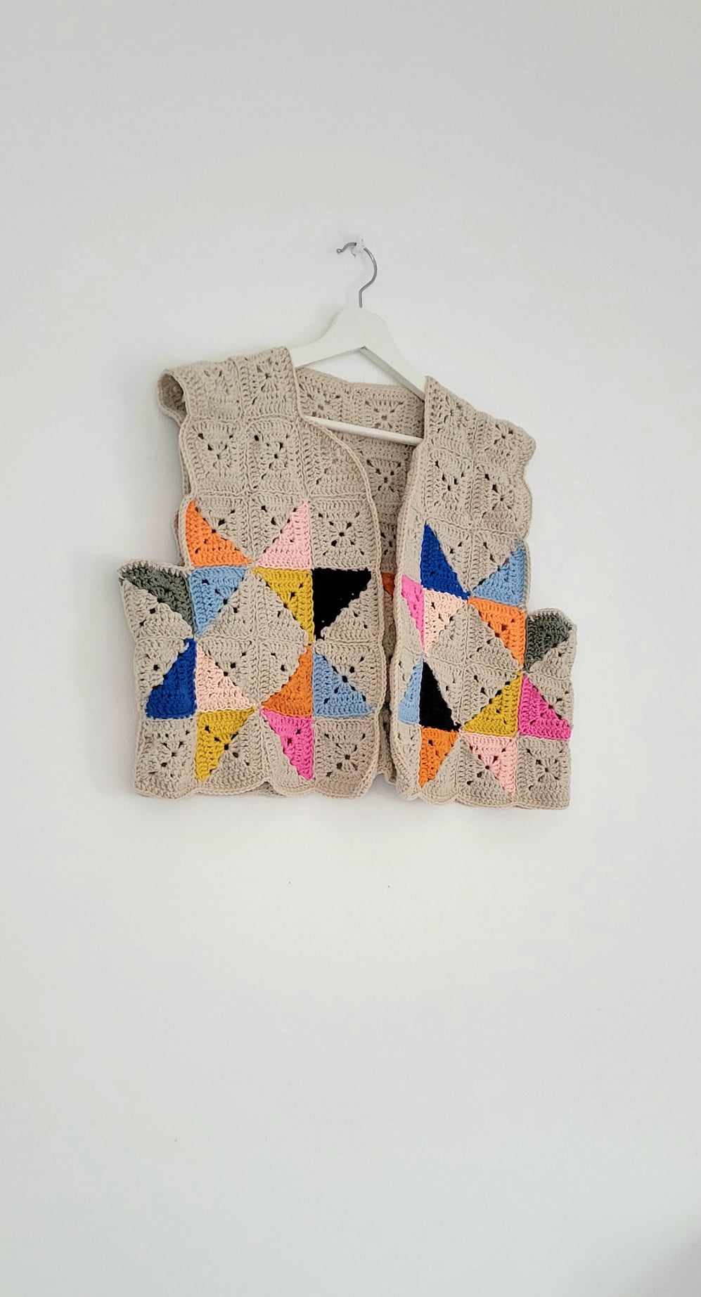 Colorblock Quilted Pattern Gilet