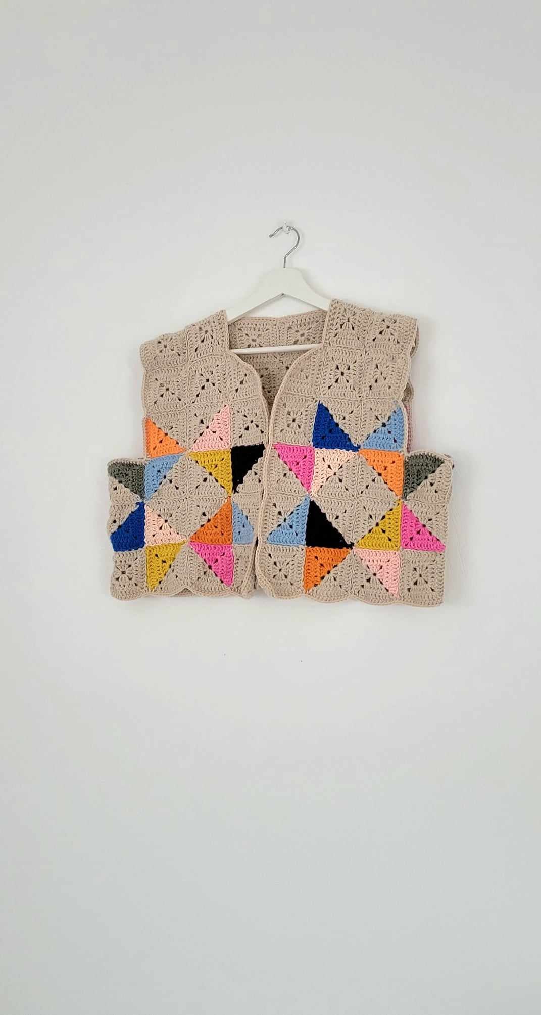 Colorblock Quilted Pattern Gilet