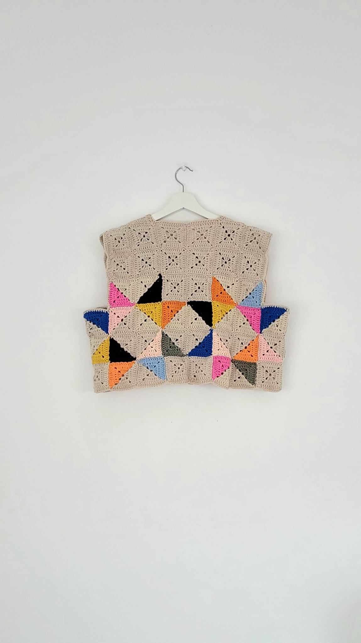 Colorblock Quilted Pattern Gilet