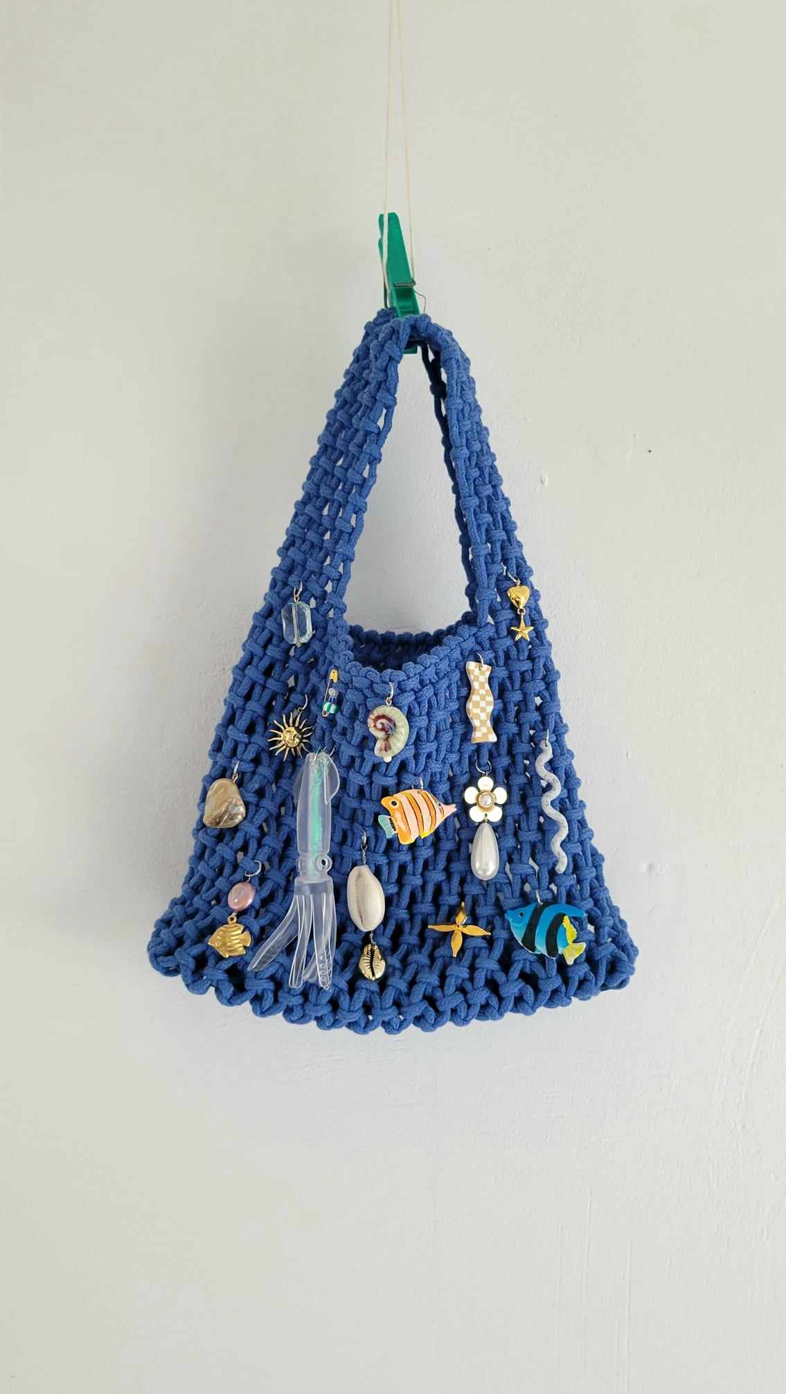 Charms Crochet Bag