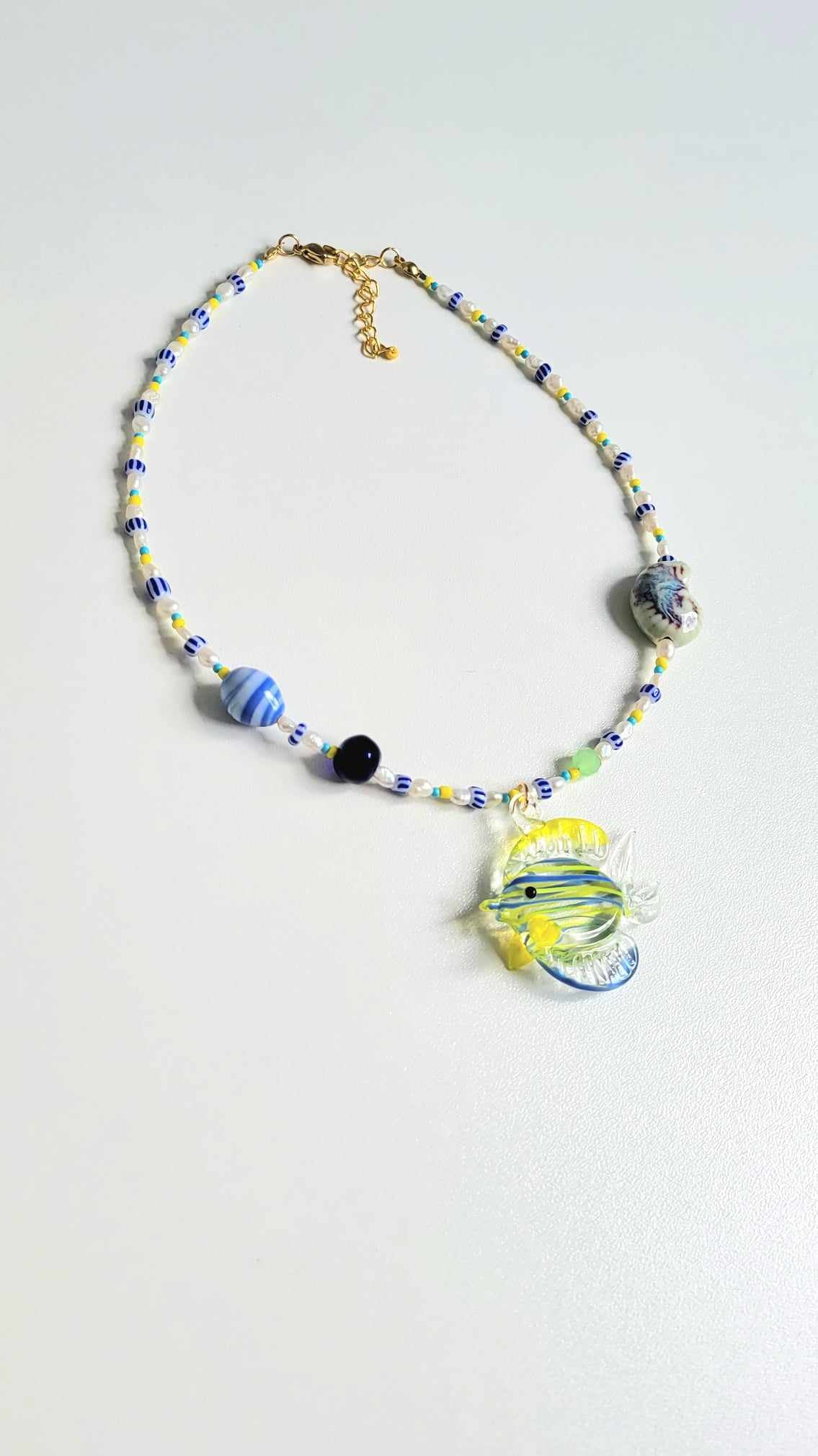 Fish Beaded Necklace