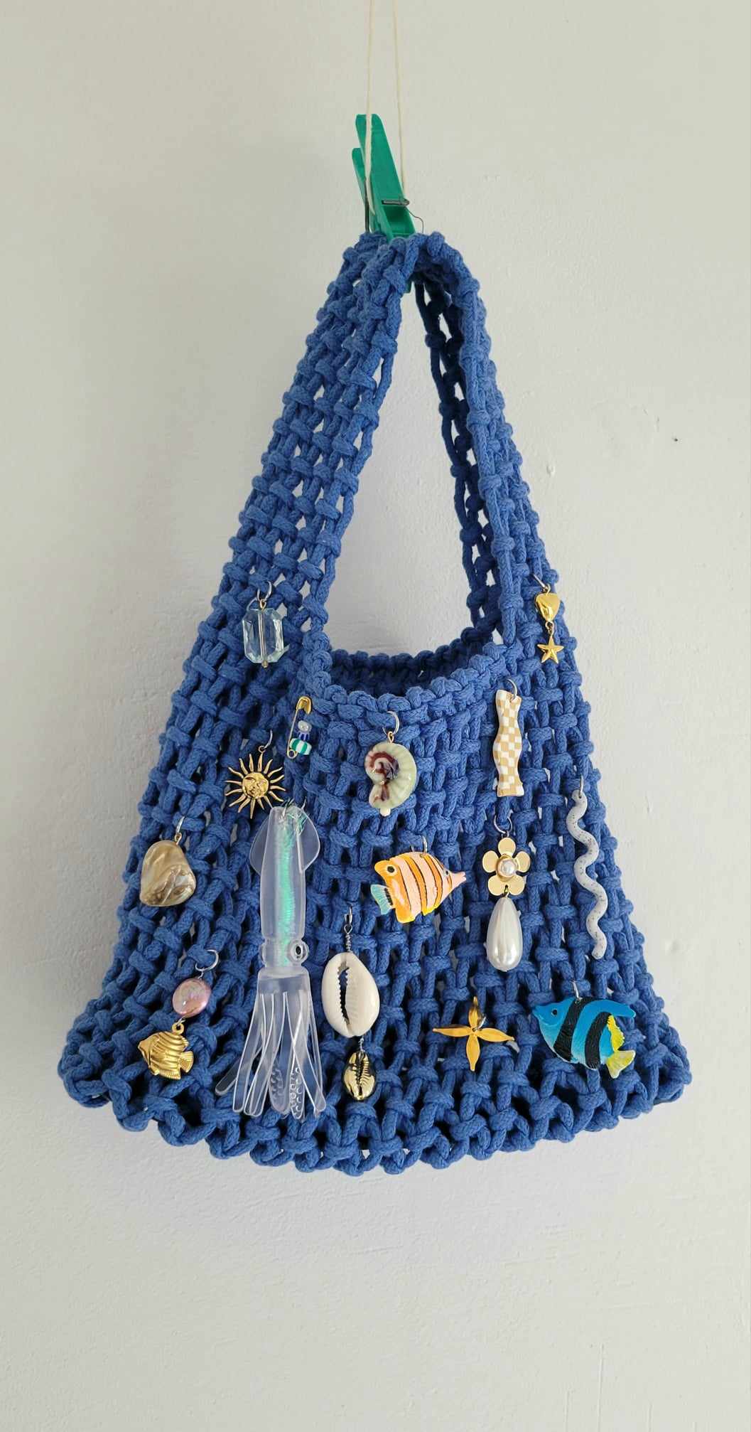 Charms Crochet Bag