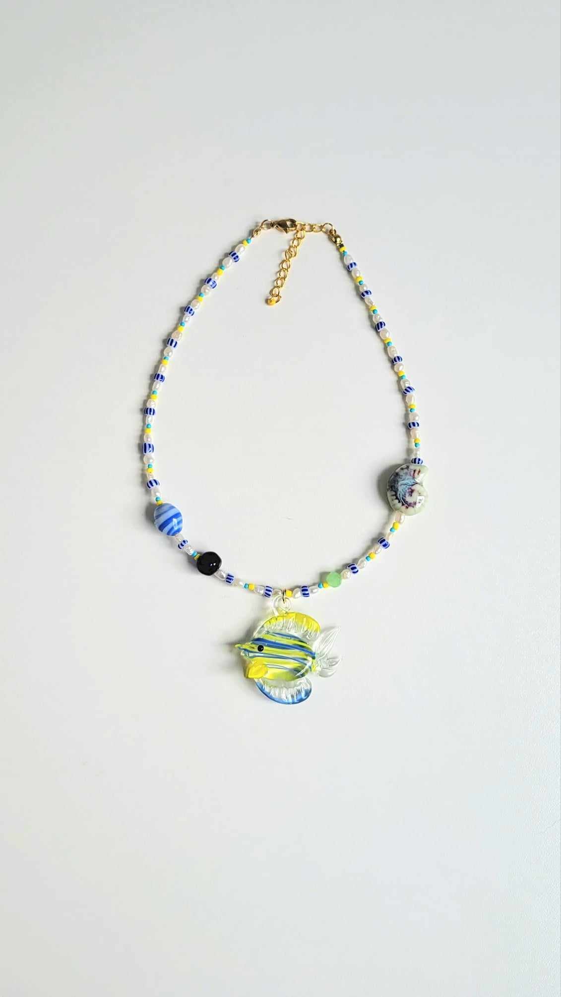 Fish Beaded Necklace