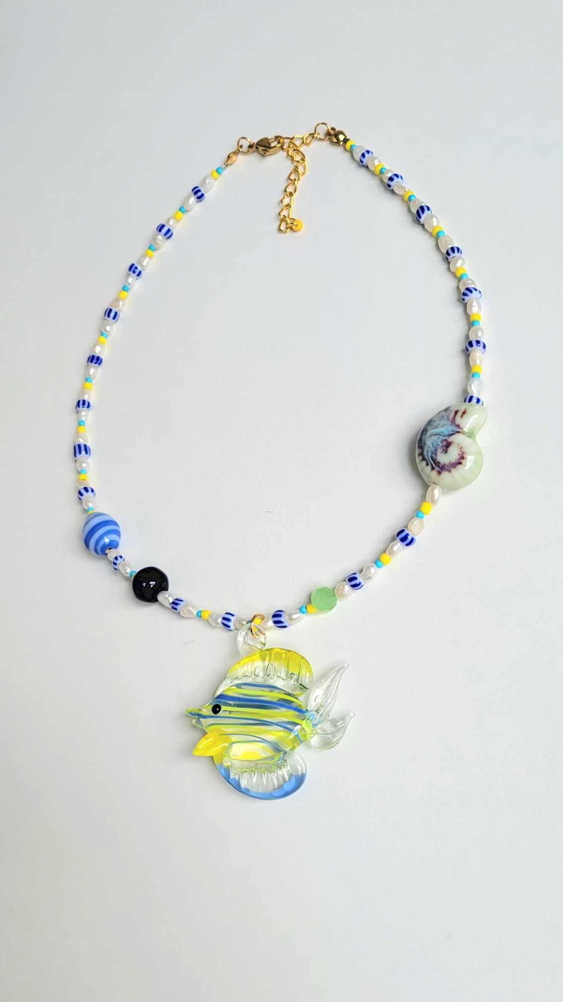 Fish Beaded Necklace