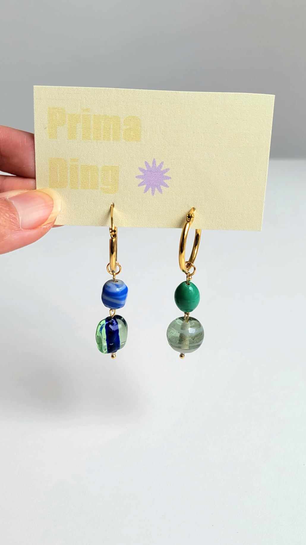 Glass Beads Earrings