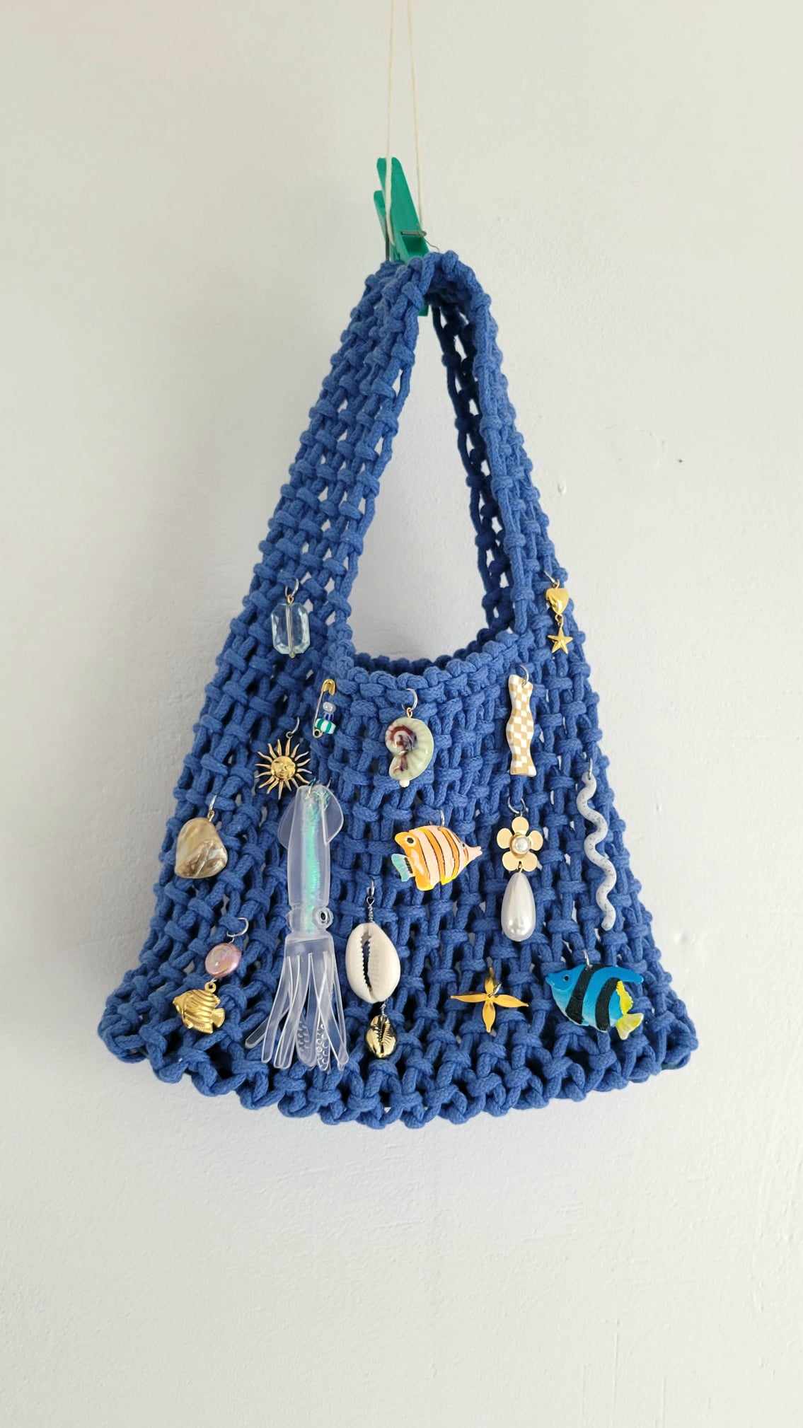 Charms Crochet Bag