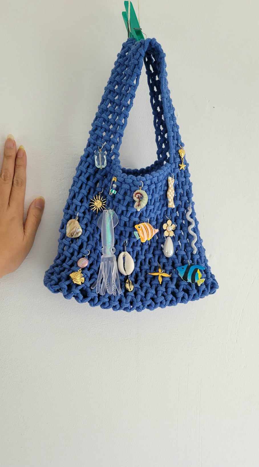 Charms Crochet Bag