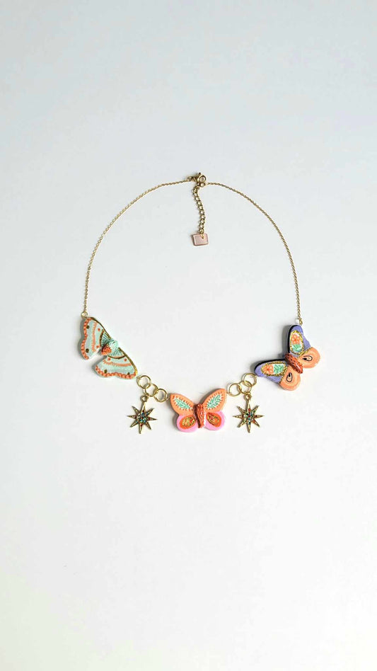 Butterflies Trio Necklace