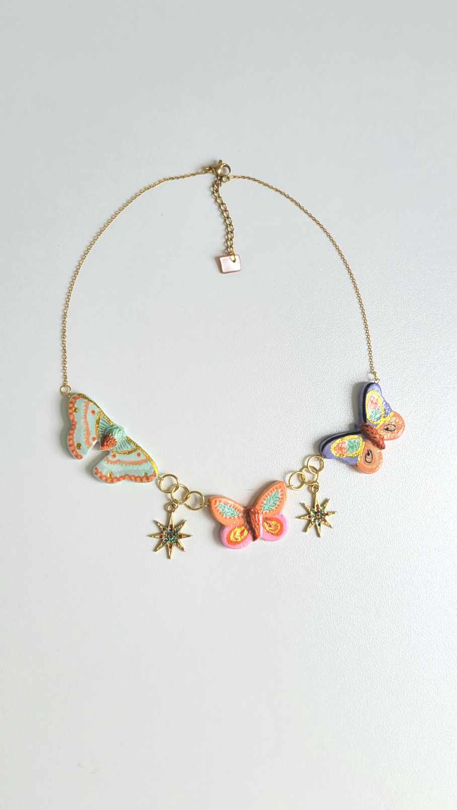 Butterflies Trio Necklace