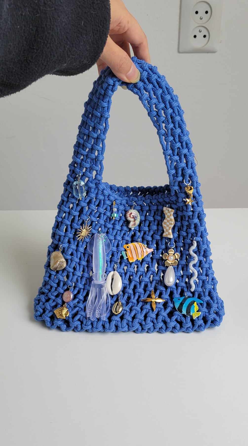 Charms Crochet Bag