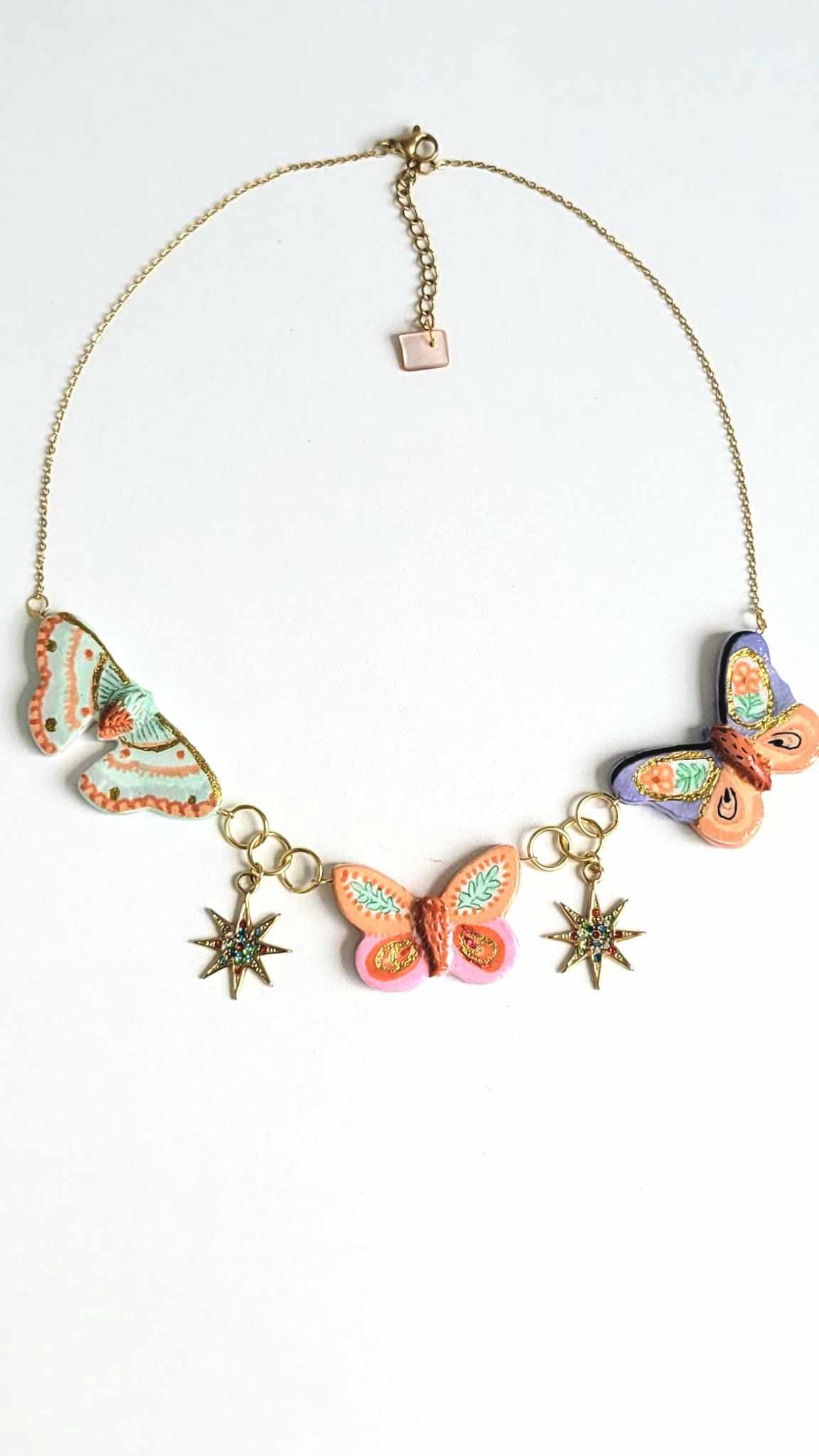 Butterflies Trio Necklace