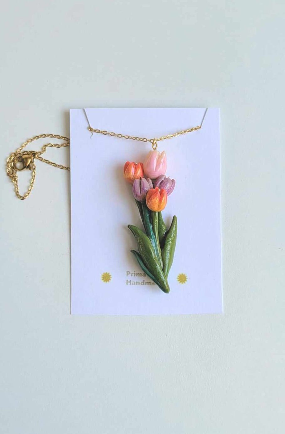 Bouquet Tulips Necklace