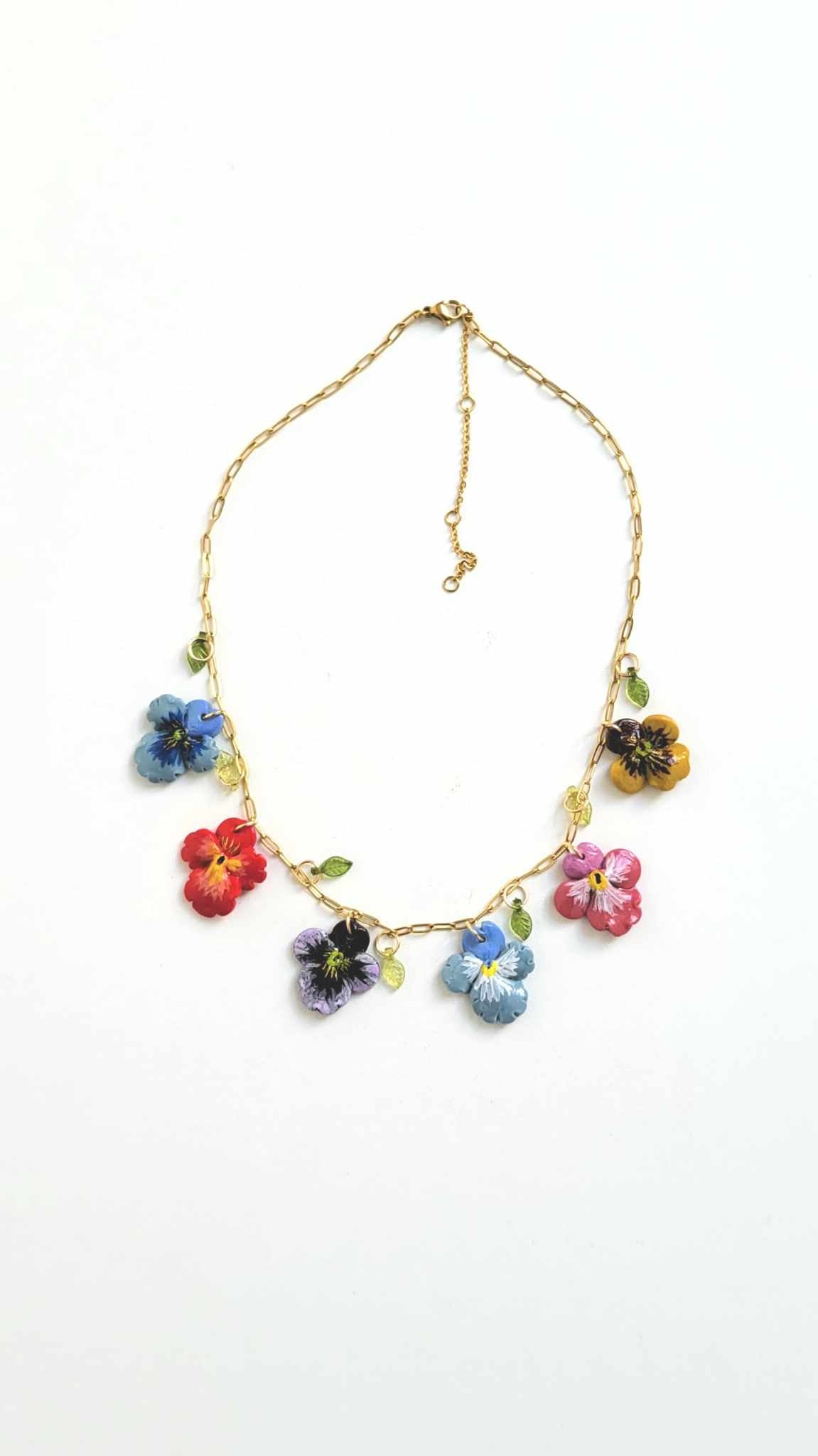 (New) Pansy Necklace